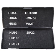 Lishi 2 Trong 1 2in1 Dụng Cụ HU64 HU66 HU83 HU92 HU100 HU101 HU100R HON66 VA2T SIP22 Rỉ Cho Xe Ô Tô