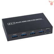 AIMOS AM-KVM 201CL 2-in-1 HDMI/USB KVM Switch Support HD 2K*4K 2 Hosts Share 1 Monitor/      NEW 11.23