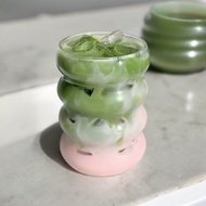 Lightweight Coffee - Matcha Glass Cup 300ml Coffee Cup Mug