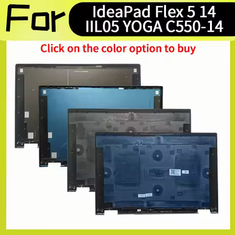 Gray/Blue Laptop Accessorie For Ideapad Flex 5-14IIL05 5 14ARE05 14ITL05 14ALC05 LCD Back Cover Repl