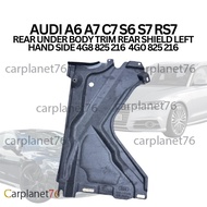 AUDI A6 A7 C7 S6 S7 RS7 REAR UNDER BODY TRIM REAR SHIELD LEFT HAND SIDE 4G8 825 216 4G0 825 216