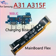 For Samsung A31 A315F Charging Board USB Charging Port Microphone Dock Connector Main Board Flex Cab