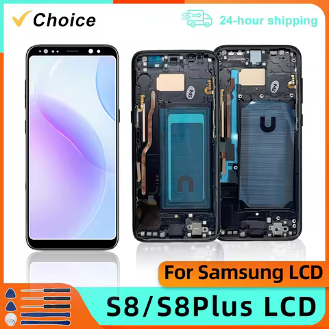 AAA+ 5.8" TFT For Samsung Galaxy S8 S8 Plus Display Touch Screen Digitizer Assembly For SM-G950V SM-