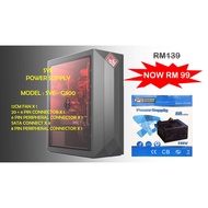 S.Y.E ATX POWER SUPPLY 500WATT WITH 6PIN - ABLE TO CONNECT GF CARD