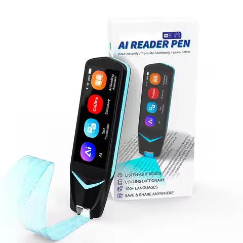 AI Pen Reading Pen for Dyslexia Scan Reader Pen 4 Text to Speech Device Translator Pen Photo Transla