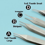 Dental Tissue Tweezer Extraction Forcep 1*2 Tweezer Home Organization Forceps Dressing Forceps Denta