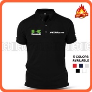 Kawasaki 1400GTR 1400 GTR Sulam Motorcycle Racing Polo T Shirt Cotton Unisex T-Shirt Shirts Casual Baju Murah Pakaian