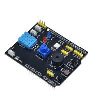 DHT11 LM35 Temperature Humidity Sensor Multifunction Expansion Board Adapter For Arduino UNO R3 RGB 