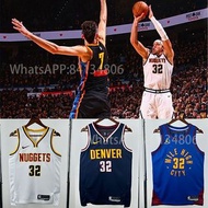 👏#32 艾朗·哥頓 Aaron Gordon 丹佛金塊 DEN Denver Nuggets 23賽季 NBA Jersey 白色 藏藍色 飛人限定 波衫 籃球 💎紫鑽商家💎所有衫款/球員/號碼全齊