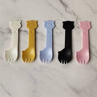 Spoon Disposable Alpaca Spoon Fork Fork Spoon Fruit Fork Cake Fork Individually Packaged Dessert Spo