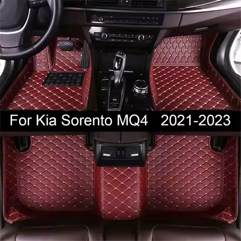 3 row seat Custom Car floor Mat Fit For Kia Sorento MQ4 2021 2022 2023 auto accessories Car Carpet