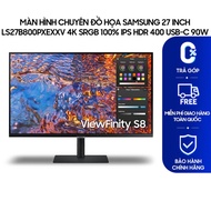 Samsung 27 inch graphics monitor LS27B800PXEXXV DCI-P3 98% sRGB 100% IPS HDR 400 USB-C 90W