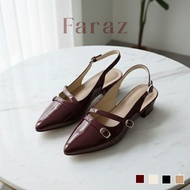 FARAZ - Mules Sandals 3 cm heel slingbackWanita FR-001