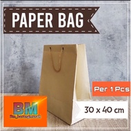 Brown Paper Bag 30x40 x 11cm Plain Paper Bag Paper Bag
