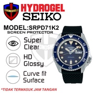 Anti-scratch SEIKO SKX Presage Prospex 5 Sport Turtle Samurai Tuna HYDROGEL Watch