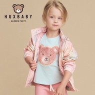 Australia Huxbaby Pink Cloud Bear Fairy Raincoat Jacket Children's Clothing Girl Cute Australian Des