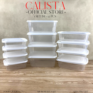 TOPLES PLASTIK SET CALISTA OTARU PREMIUM SET ISI 8PCS FOOD PREP CONTAINER KULKAS SET TEMPAT WADAH PE