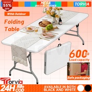 【Local shipment】6ft Foldable Table Event / Catering / Hall / Buffet Folding Table Pasar Malam Meja L