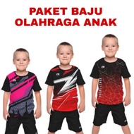 SAVING PACKAGE 3pcs CHILDREN'S SPORTS CLOTHES + free 3pcs sports pants