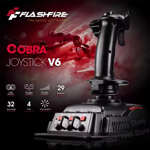 V6 PC Joystick Simulator for Flight Simulation Control