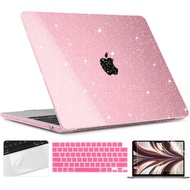 TWOLSKOO for M4 MacBook Air 13.6 inch Case 2025-2022 Release M4 A3240 M3 A3113 M2 A2681, Plastic Har