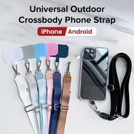 (MY) LionShield Outdoor Universal Crossbody Adjustable Phone Strap - Compatible with iPhone/Android