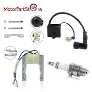 Magneto Stator Ignition Coil CDI Spark Plug Kit for 49cc 50cc 60cc 66cc 80cc Motorized Bicycle Bike 