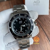 Readystock Original AD-STEEL 8881M Jawi Men Casual Luxury Waterproof Quartz Stainless Steel Watch ja