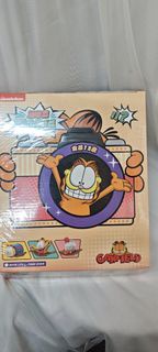 特價全新未開封一套18包正版加菲貓開心豆盲盒擺件卡通玩偶公仔