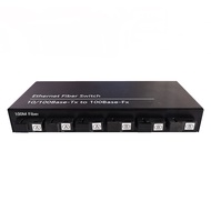 6F2E 10/100Mbps Ethernet Switch 6 Fiber Port 25KM 2 UTP RJ45 Fast Erhetnet Fiber Optical Switch