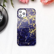 iPhone / Samsung 紫夜雲石紋雲石紋 半包硬殼 手機殼【客製】