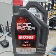 Motul 0W-20 8100 Power 100% Synthetic-Ester 5L Engine Oil