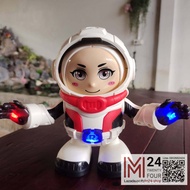 (1 ตัว) หุ่นเต้น นักบินอวกาศ หุ่นยนต์ นักบิน ตุ๊กตา ของเล่น โมเดล แดนซ์ฮีโร่ 3D pilot dance hero m24