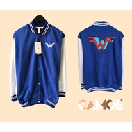 Weezer Band 3D logo Varsity Baseball Jacket