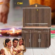 Ready-Fixed Sri Sundararaja Perumal Indian Altar Prayers Cabinet / Hindu Prayer Cabinet / Cabinet Se