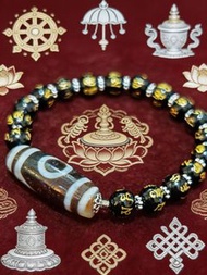 「黑白一眼雙靠山天珠」251202