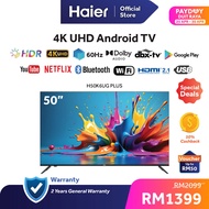 Haier 50" 4K UHD Google Android TV / Television / 电视 with HDR Dolby Audio H50K6UG PLUS