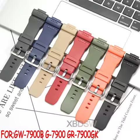 Resin Replacemnet Strap for Casio 10330771 GW-7900 GW7900 GW-7900B GW7900B G-7900 G7900 G7900B G-790
