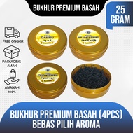 Paket Bukhur Buhur Basah Premium 4 pcs Aroma Hajar Aswad kasturi maghribi sulaiman al haramain