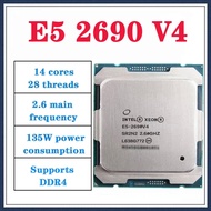ใช้ In Xeon E5 2690 V4โปรเซสเซอร์2.6GHz Fourteen Nuclei 35M 135W 14nm LGA 2011-3 CPU