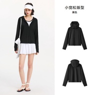 เสื้อคลุมกันแดดผ้าไหมน้ำแข็งหลวมๆ สำหรับผู้หญิง Semir ฤดูร้อนปี 2025 เสื้อคลุมกันแดดแบบมีฮู้ดแห้งเร็