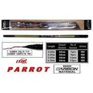 Lightweight EXORI PARROT CARBON Tile Fishing Rod