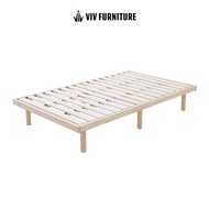 Wooden Bed Frame – Pine Wood - Japanese Design – Single (JP), Semi Double (JP), Double (JP) - Many C