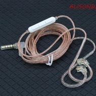 ALISONDZ KZ Headphones Wire, with Microphone 2PIN KZ Earphones Cables, Original 3.5MM Upgrade High-P