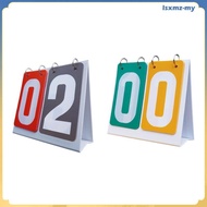 [LsxmzMY] Multi Sports Scoreboard Tabletop Multipurpose Portable Flip Number Score Board Score Keepe