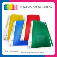1 PCS (80 SHEETS) CLEAR HOLDER 80L HEBRON/ DOCUMENT KEEPER DISPLAY BOOK
