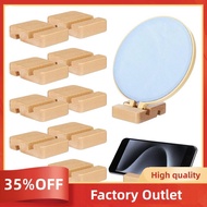 10 Pcs Embroidery Hoop Display Embroidery Hoop Wooden Base Holder Embroidery CrossStitch Stand for E