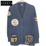 Polo Ralph Lauren 海軍藍純棉學院風開襟衫，小號