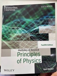 Halliday &amp; Resnick Principles of Physics  大學物理教科書 二手書