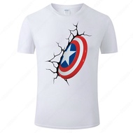 Shirts Men Capn America Cotton | Capn America Men's T-shirts - Funny Shirt Men XS-6XL
